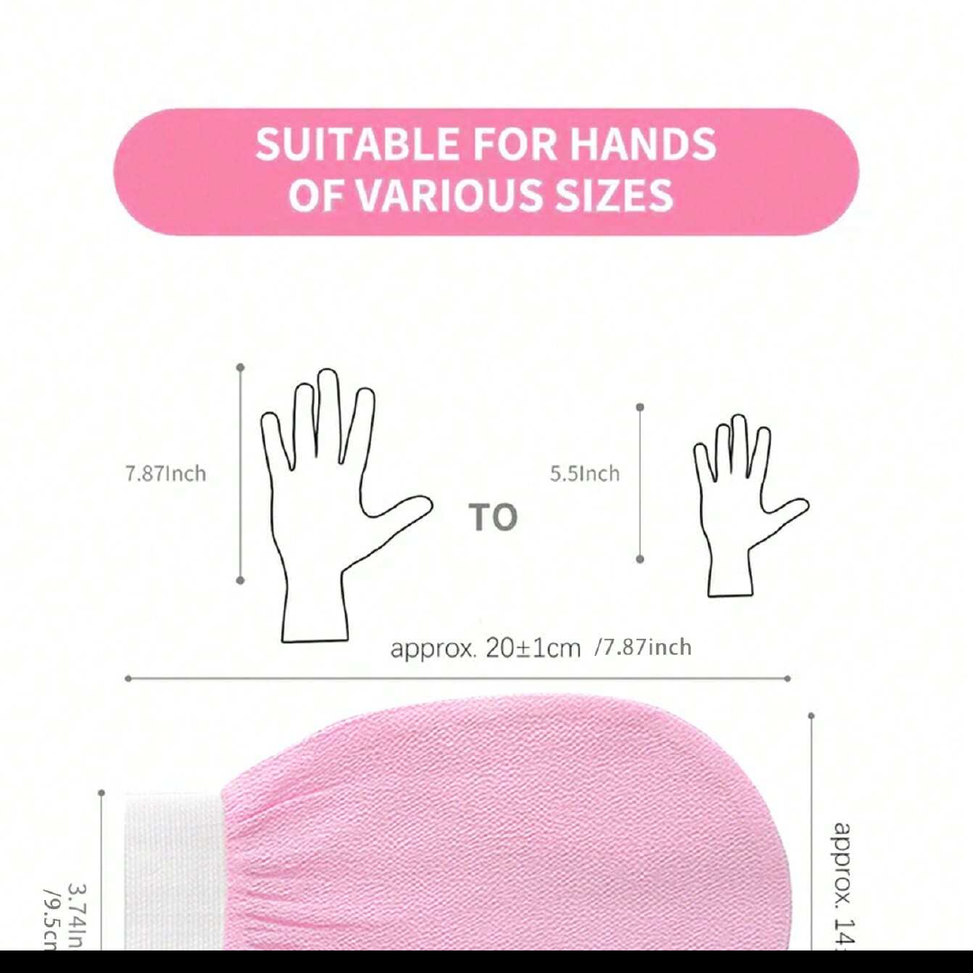 Fiber Scrub Glove For Cleaning Skin