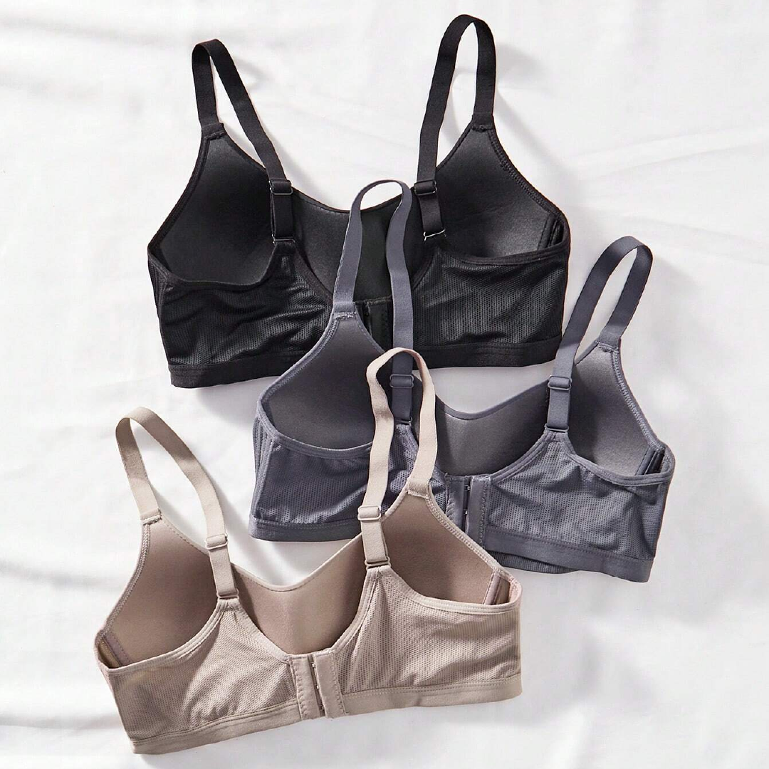 Casual Wireless Soft Cup Solid Bra